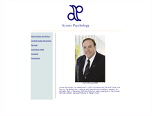 Tablet Screenshot of accesspsychology.com